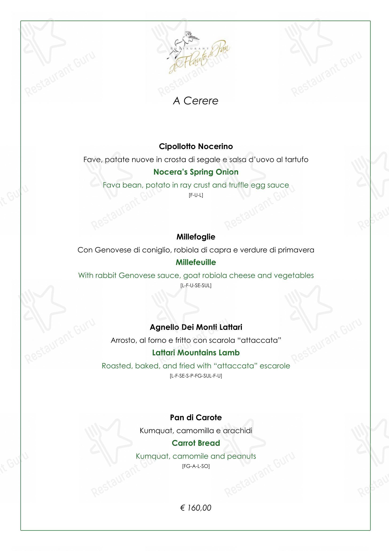 Menu di Lucille's Balcony - Menu