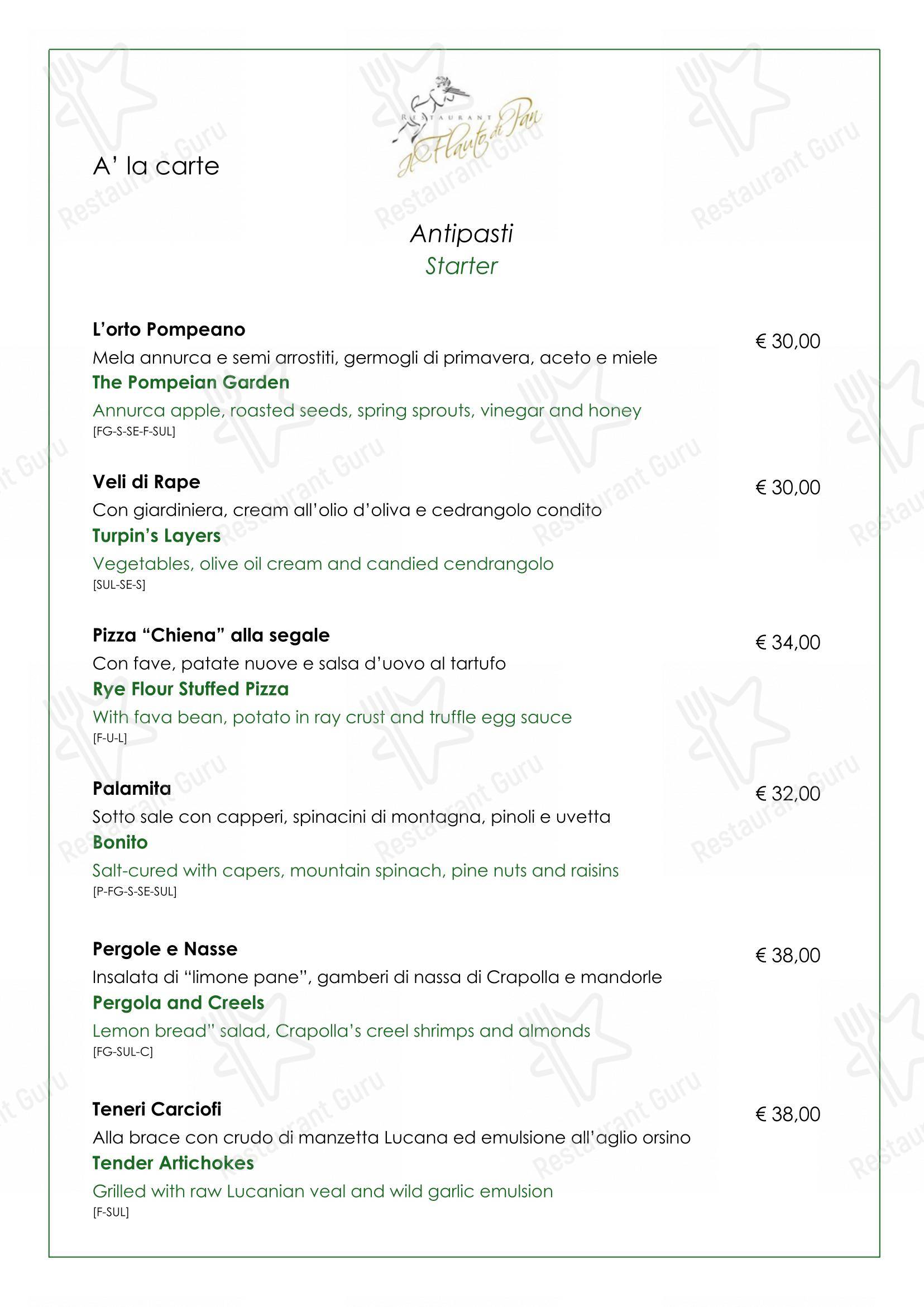 Menu di Lucille's Balcony - Menu