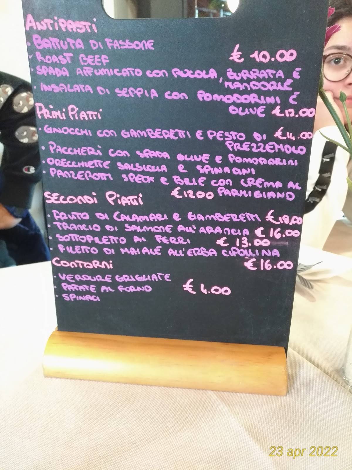 Menu di Il Mulino Ristorante Pizzeria 