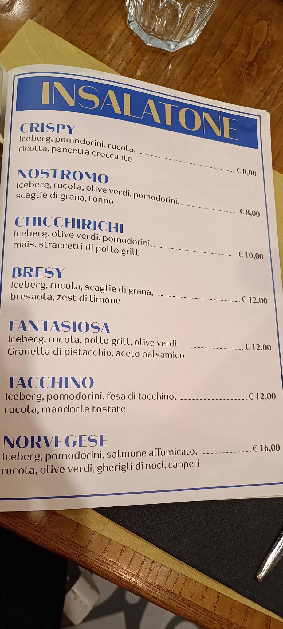 Menu di Il Peperoncino birichino 