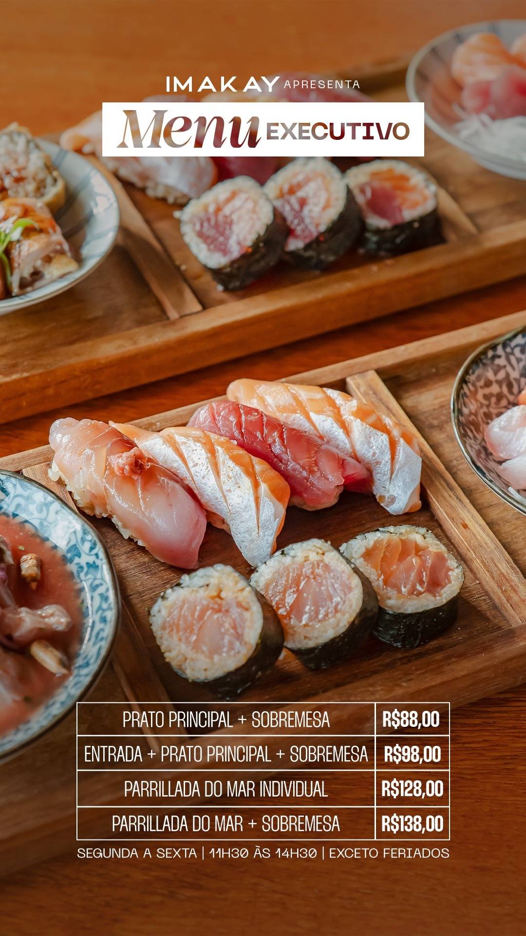 Imakay Campo Grande cardápio