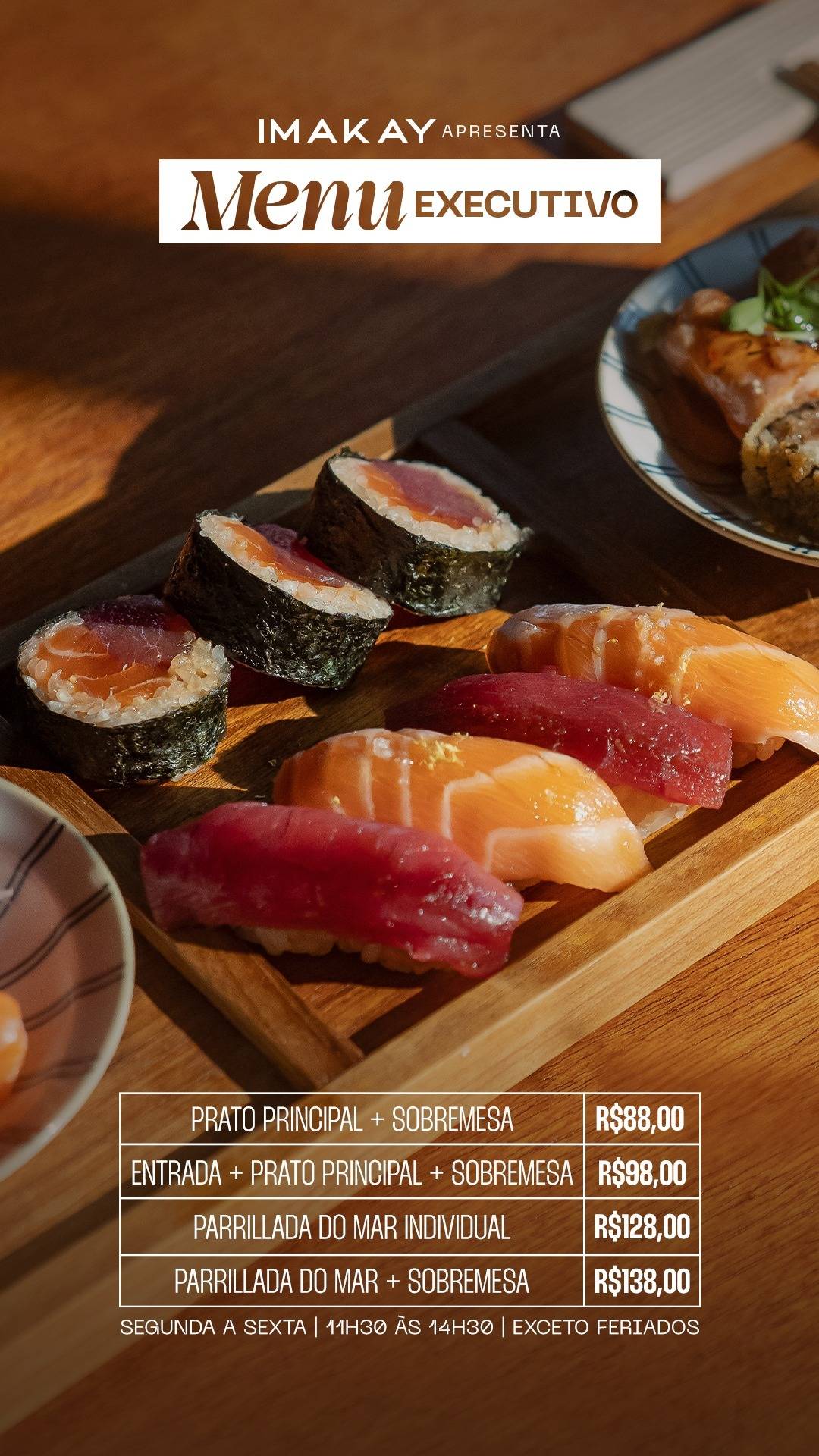 Imakay Campo Grande cardápio