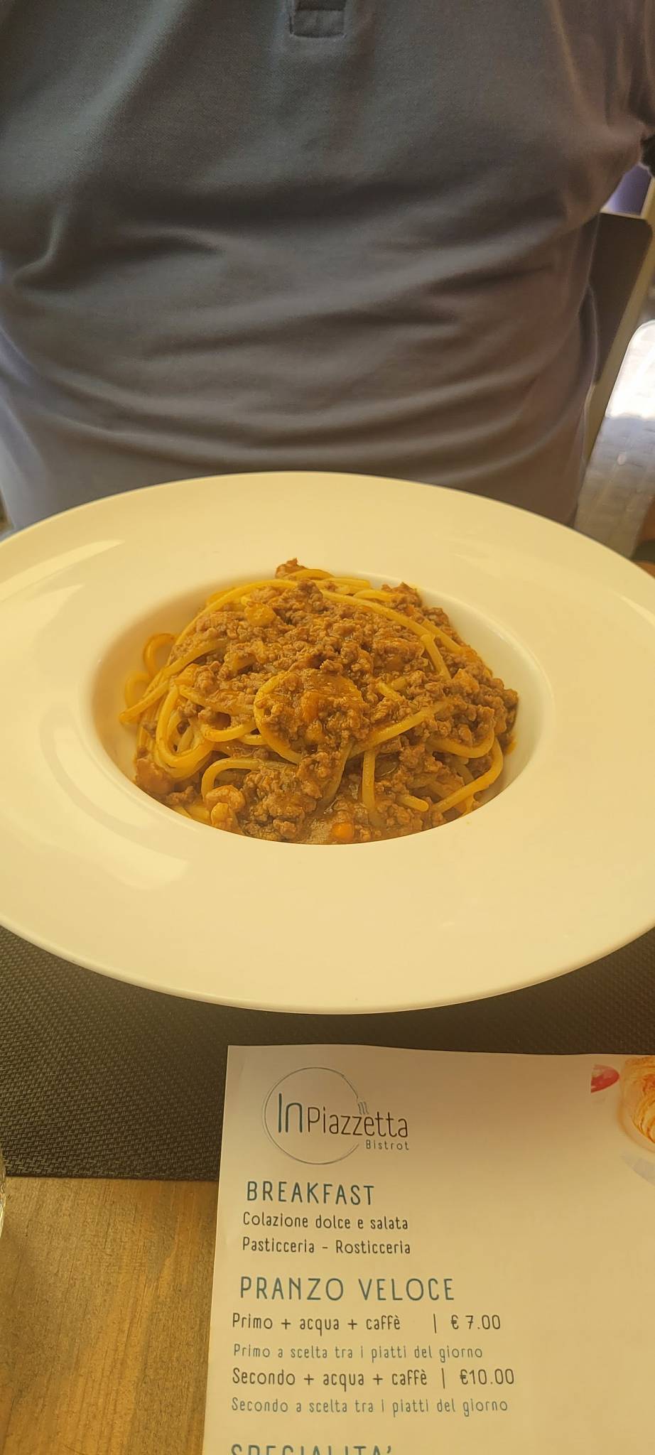 Menu di In Piazzetta 