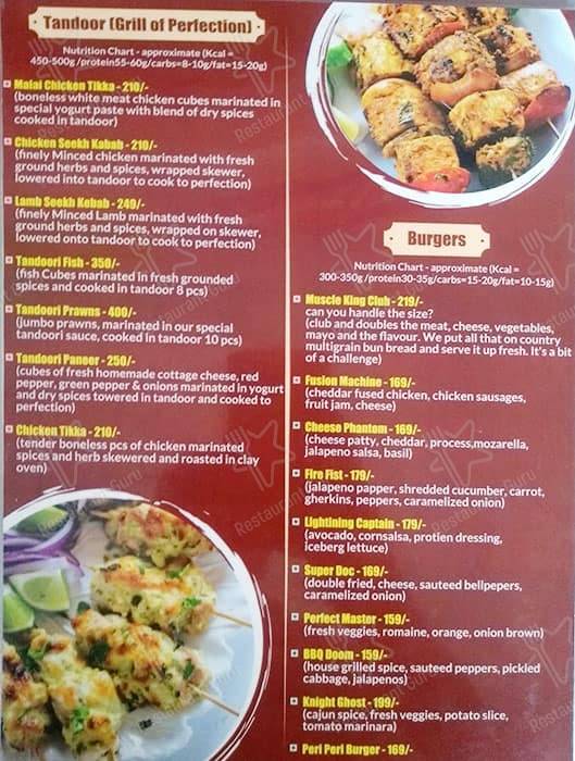 Strength Protein Bar & Kitchen menu