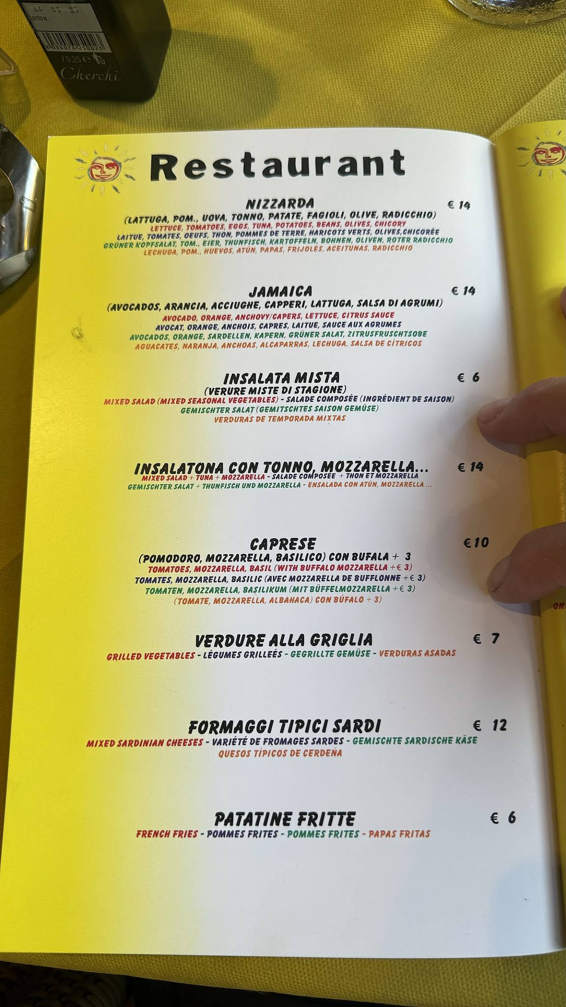 Menu di Coccodrillus Pizza Restaurant 