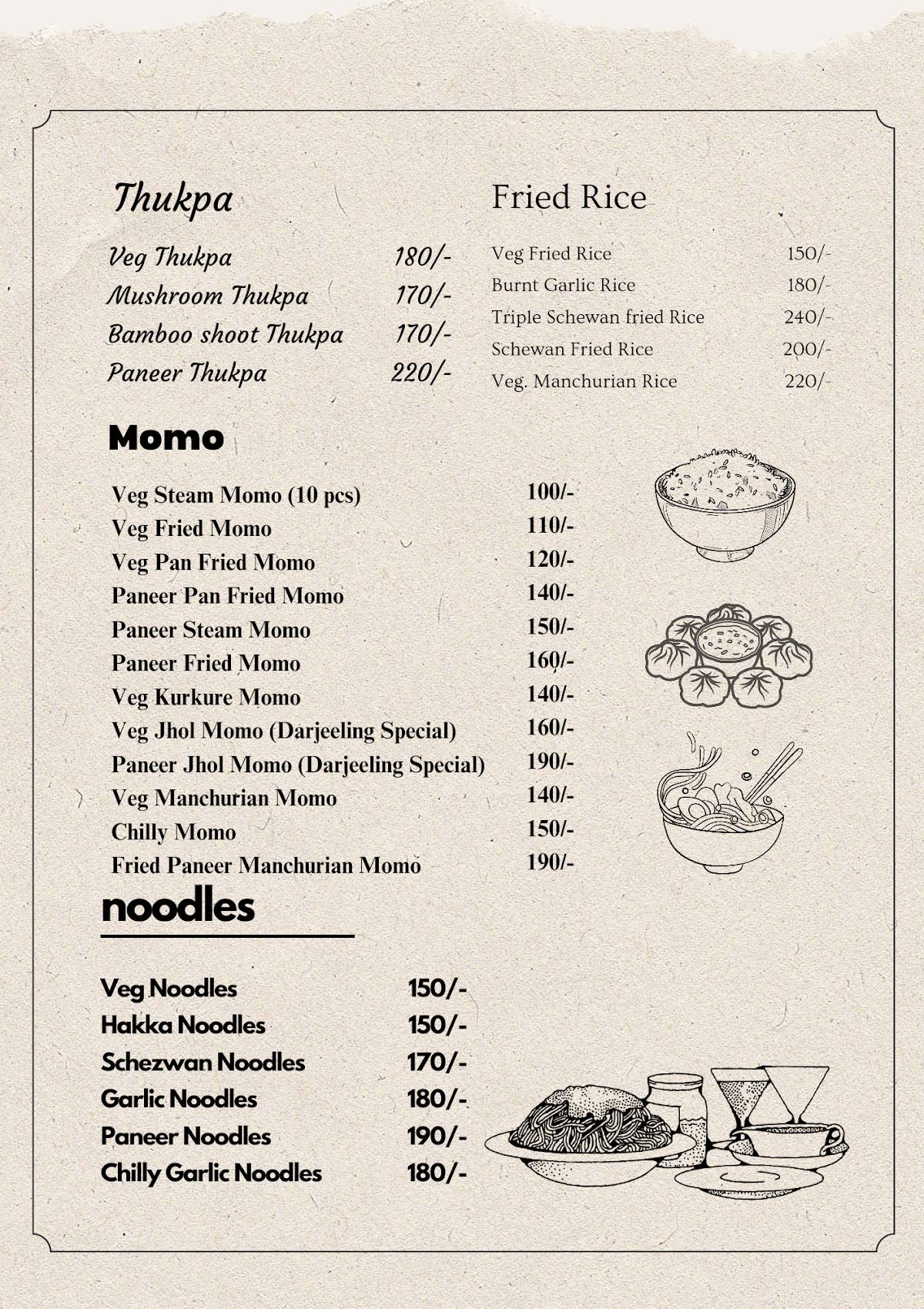 Bastar Heritage Cafe menu