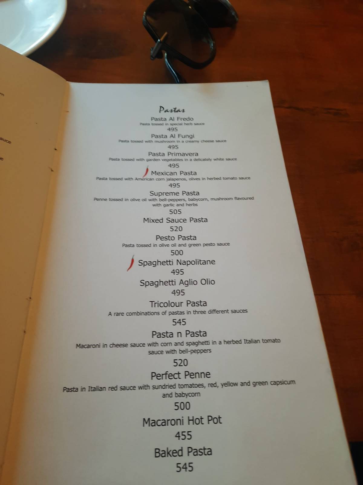 Jalapenos menu