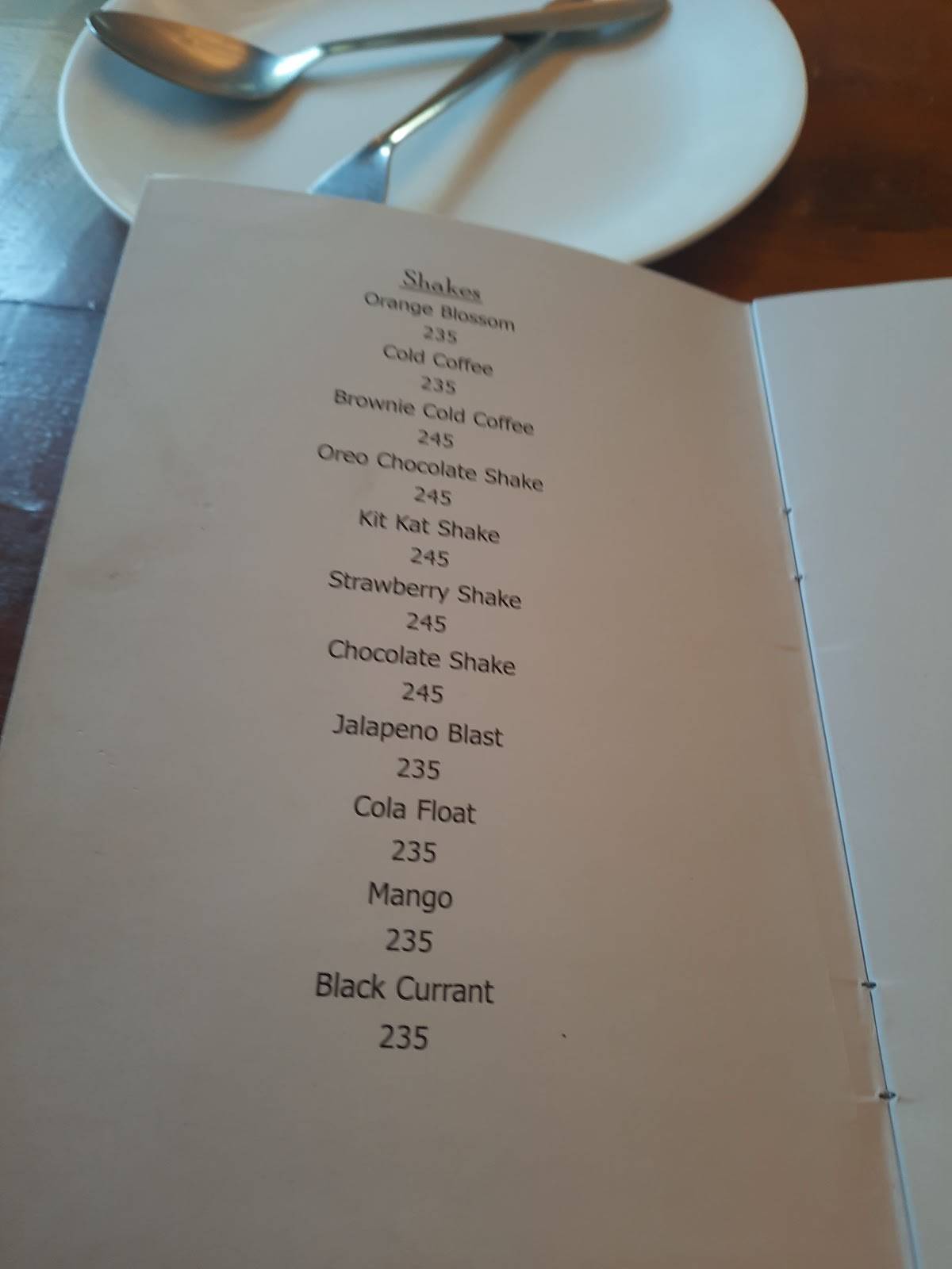 Jalapenos menu