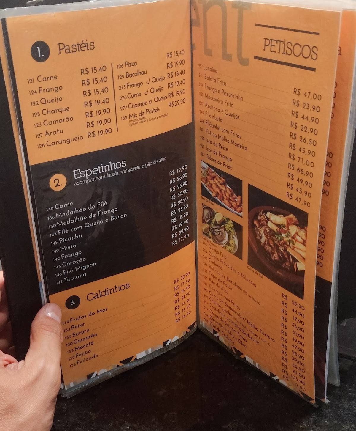 Janaína Restaurante e Pizzaria cardápio