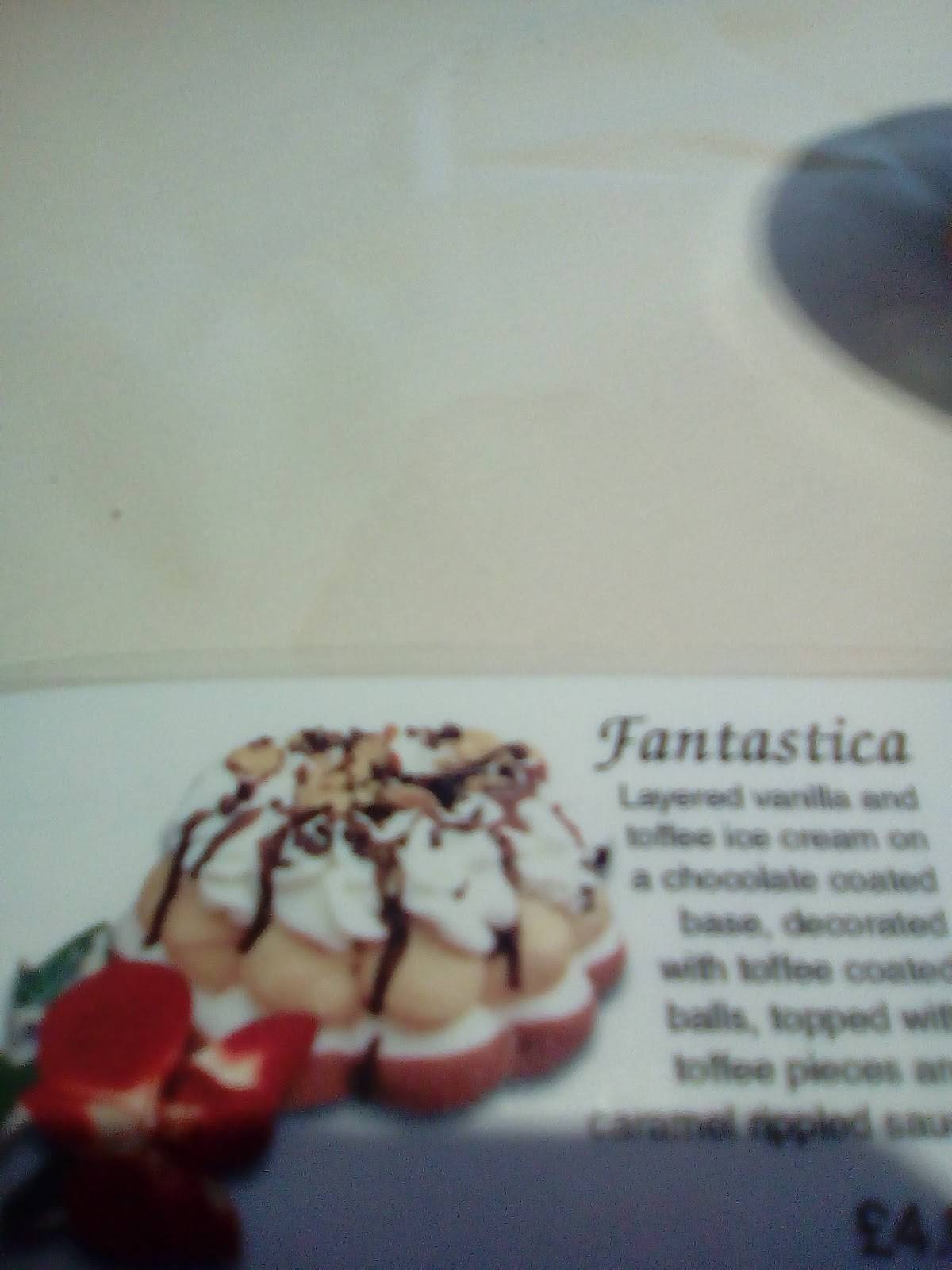 Menu at Jasmine restaurant, Dumbarton