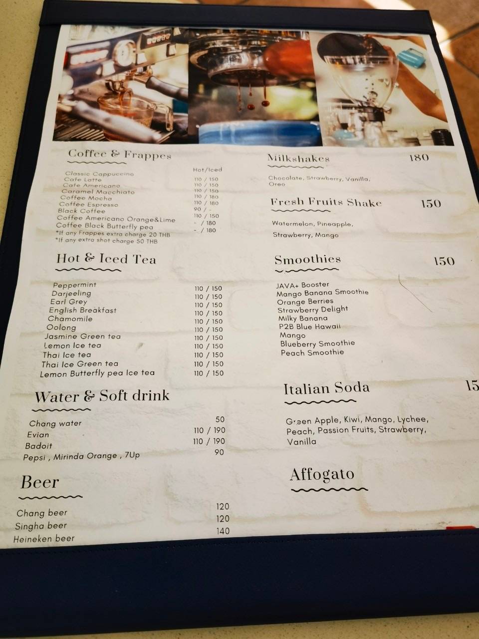 Java Dining Menu Menu at Java+ fast food, Chak Don