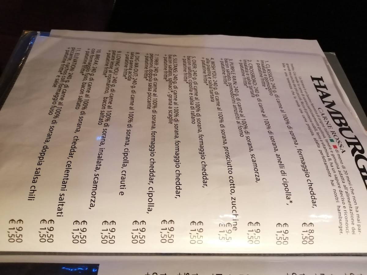 Menu di Jazsbo 