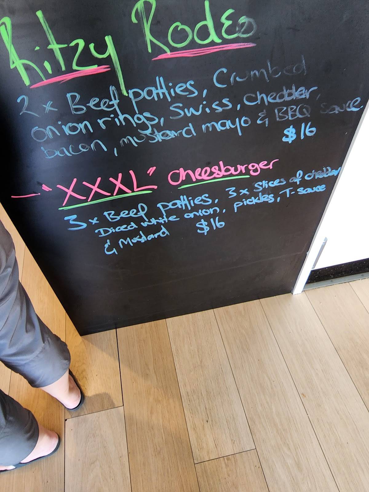 Menu at Joes Batter and Grill restaurant, Richmond