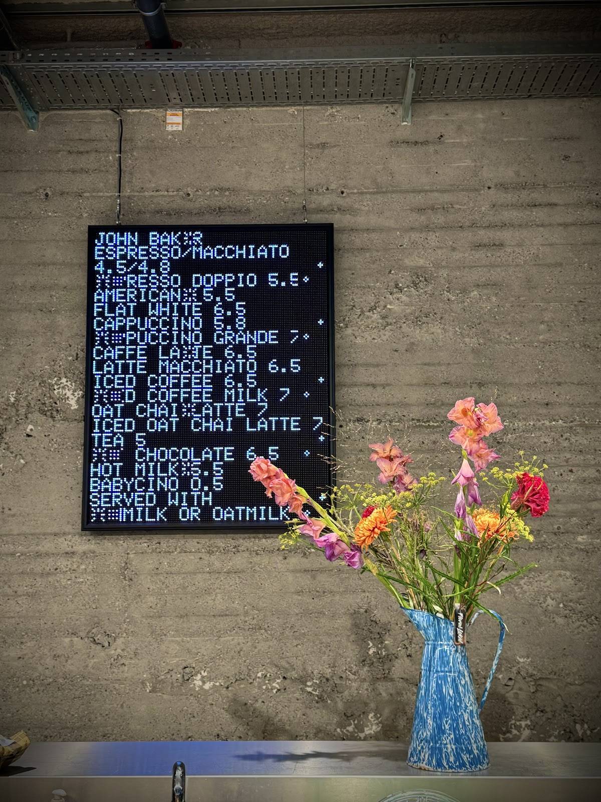 Menu di John Baker Bahnhofstrasse 