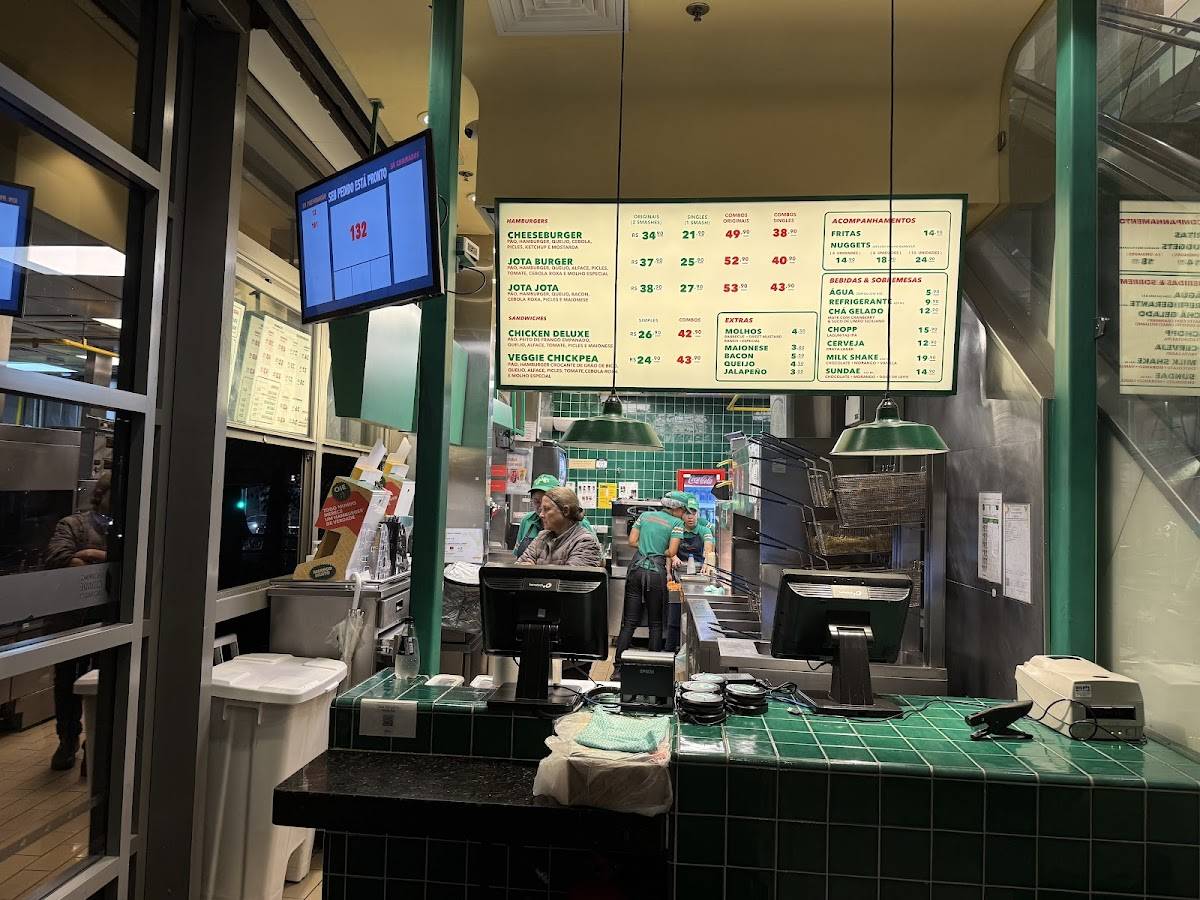 Jota Hamburgers - Shopping Cidade São Paulo cardápio
