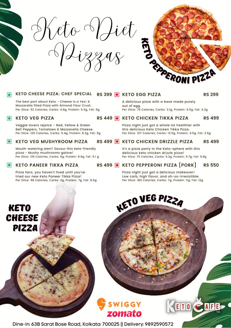 KETO CAFE menu