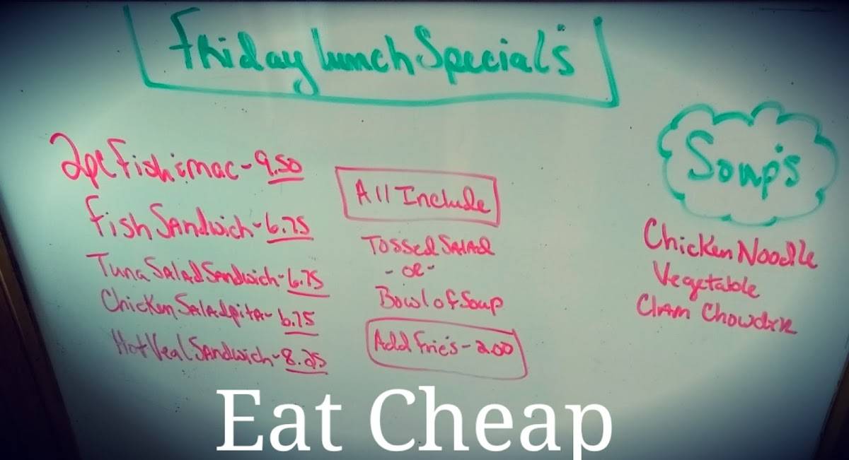 Menu at Kaceli’s Family Restaurant, Taylor