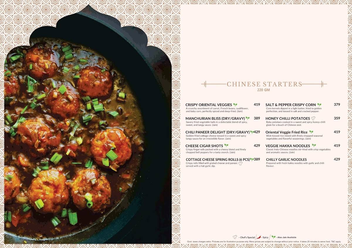 Kake Di Hatti - Gandhinagar menu