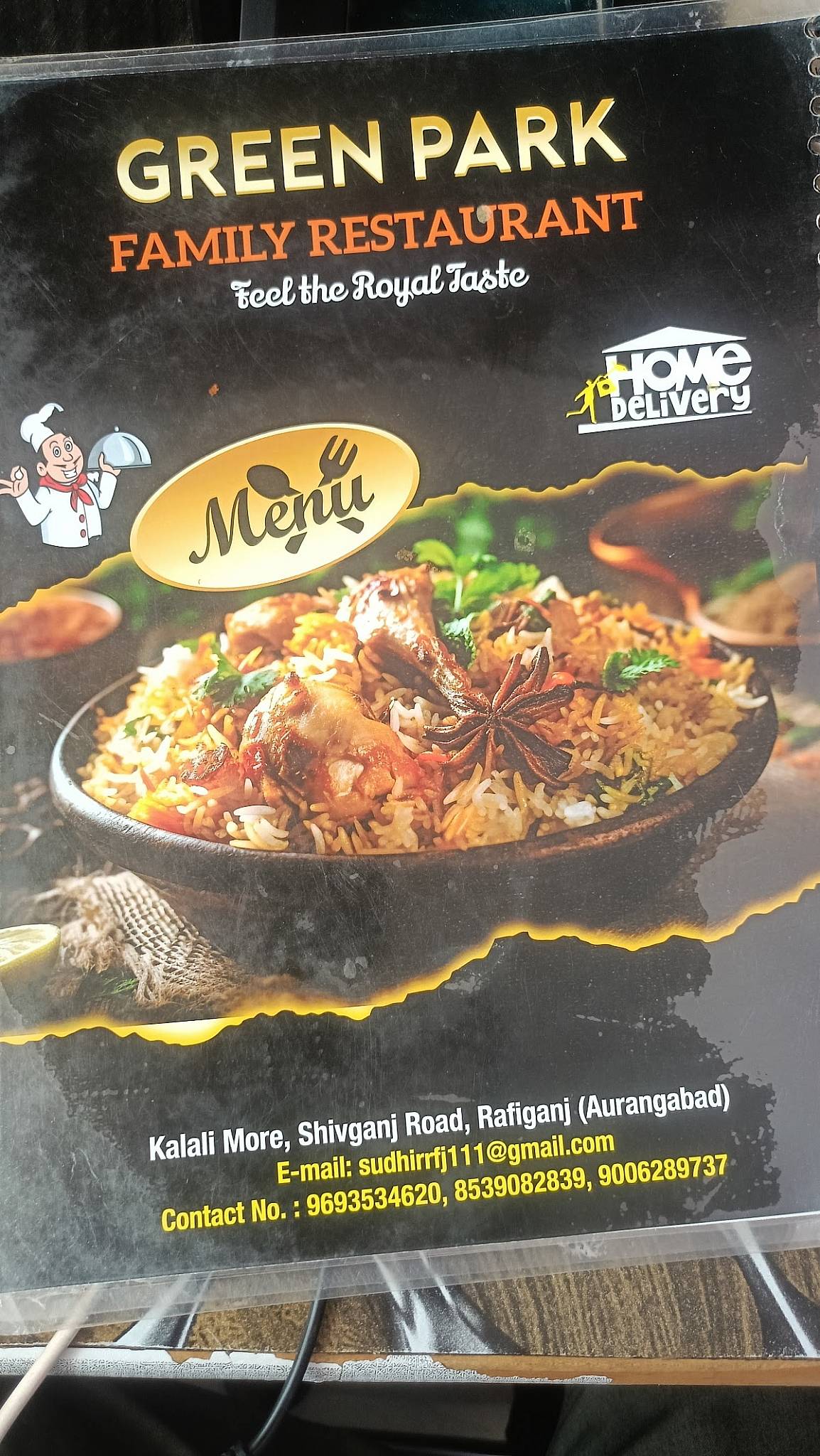 Kalali chowk menu