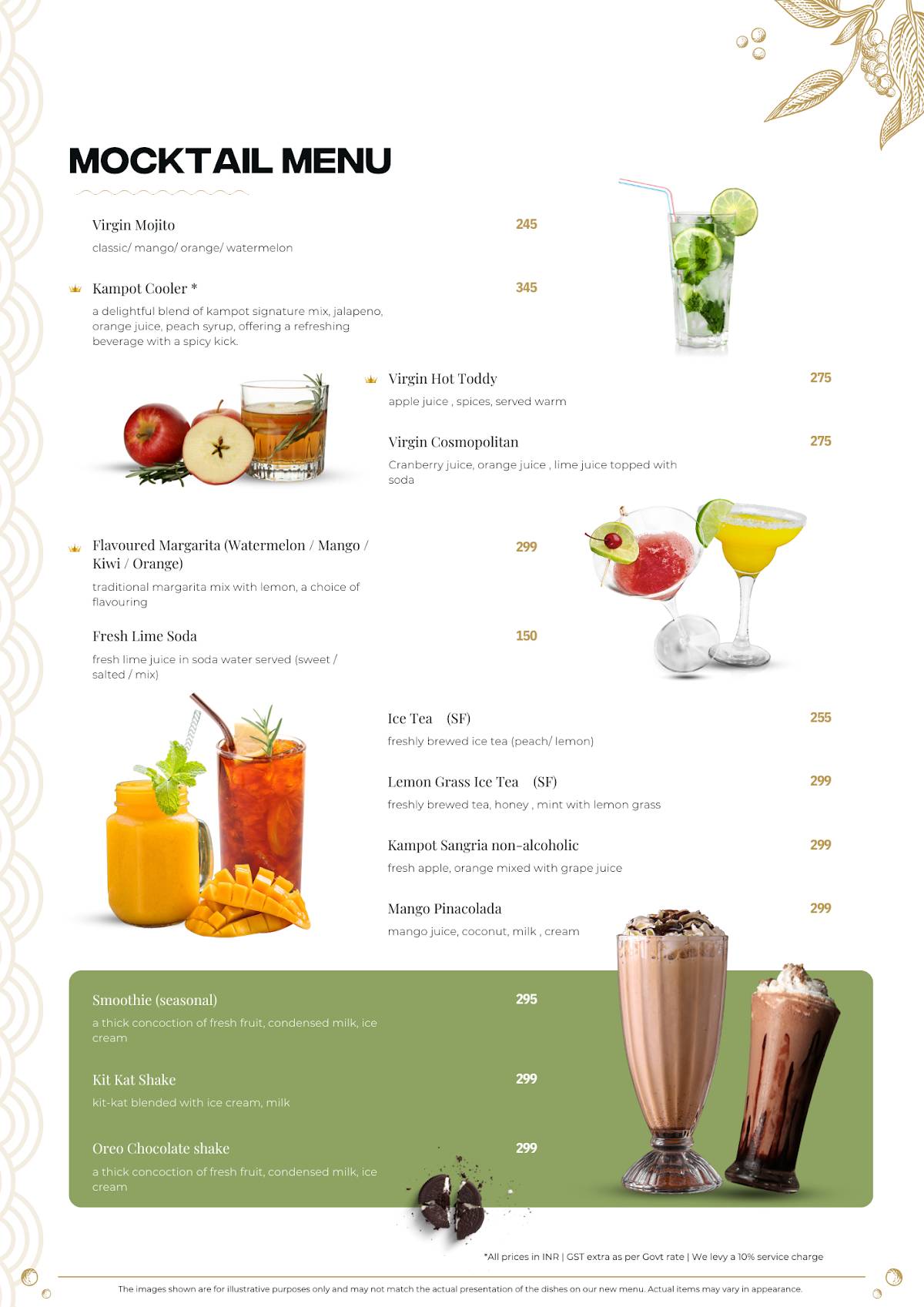 Kampot Pan Asian Restaurant Bellandur menu