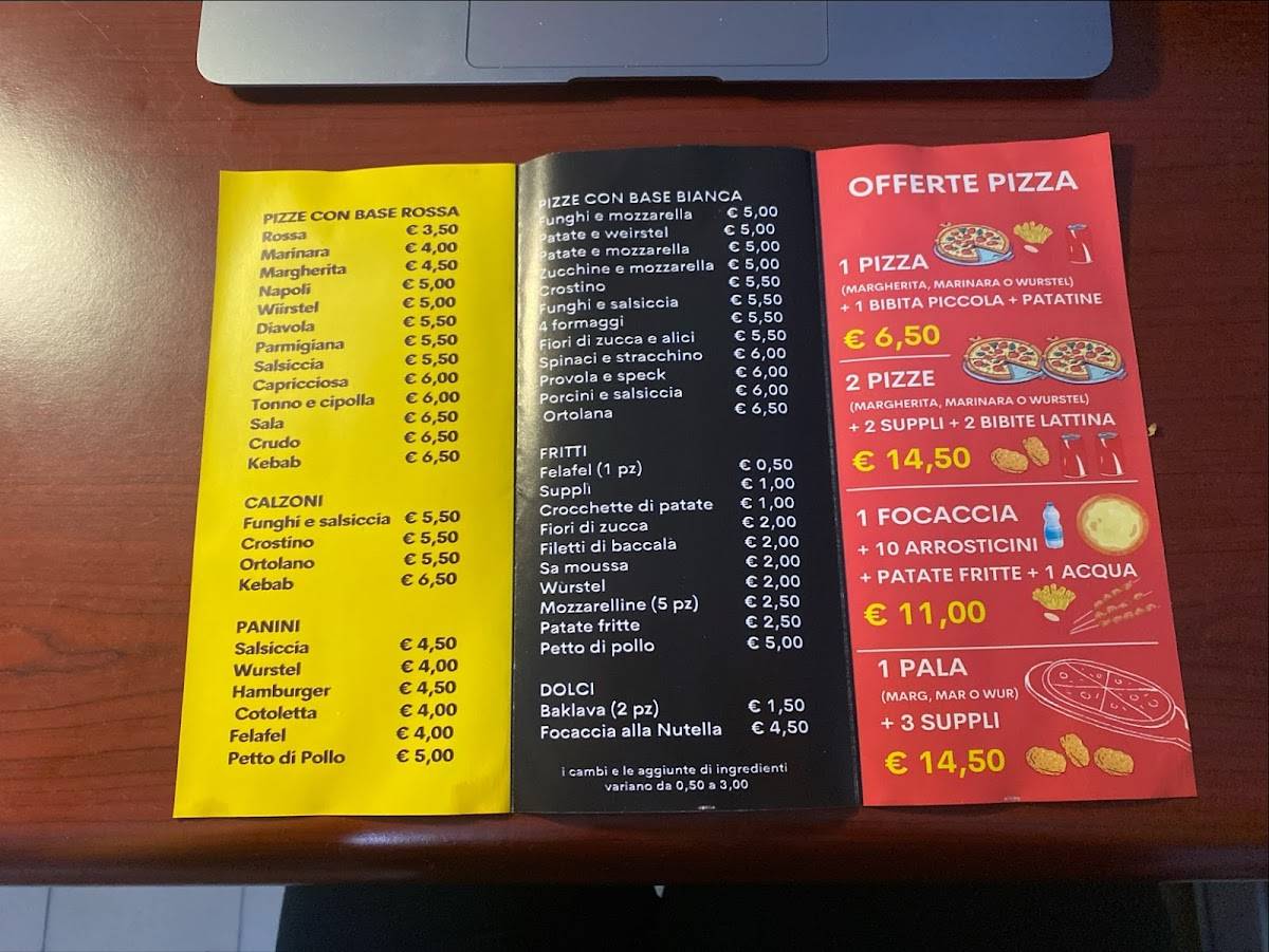 Menu di Kebab DAMASCO 