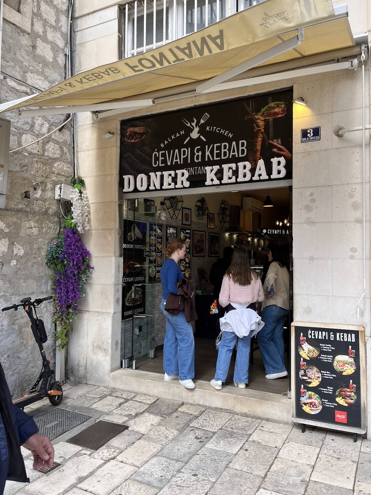 Menu di Kebab & Ćevapi 