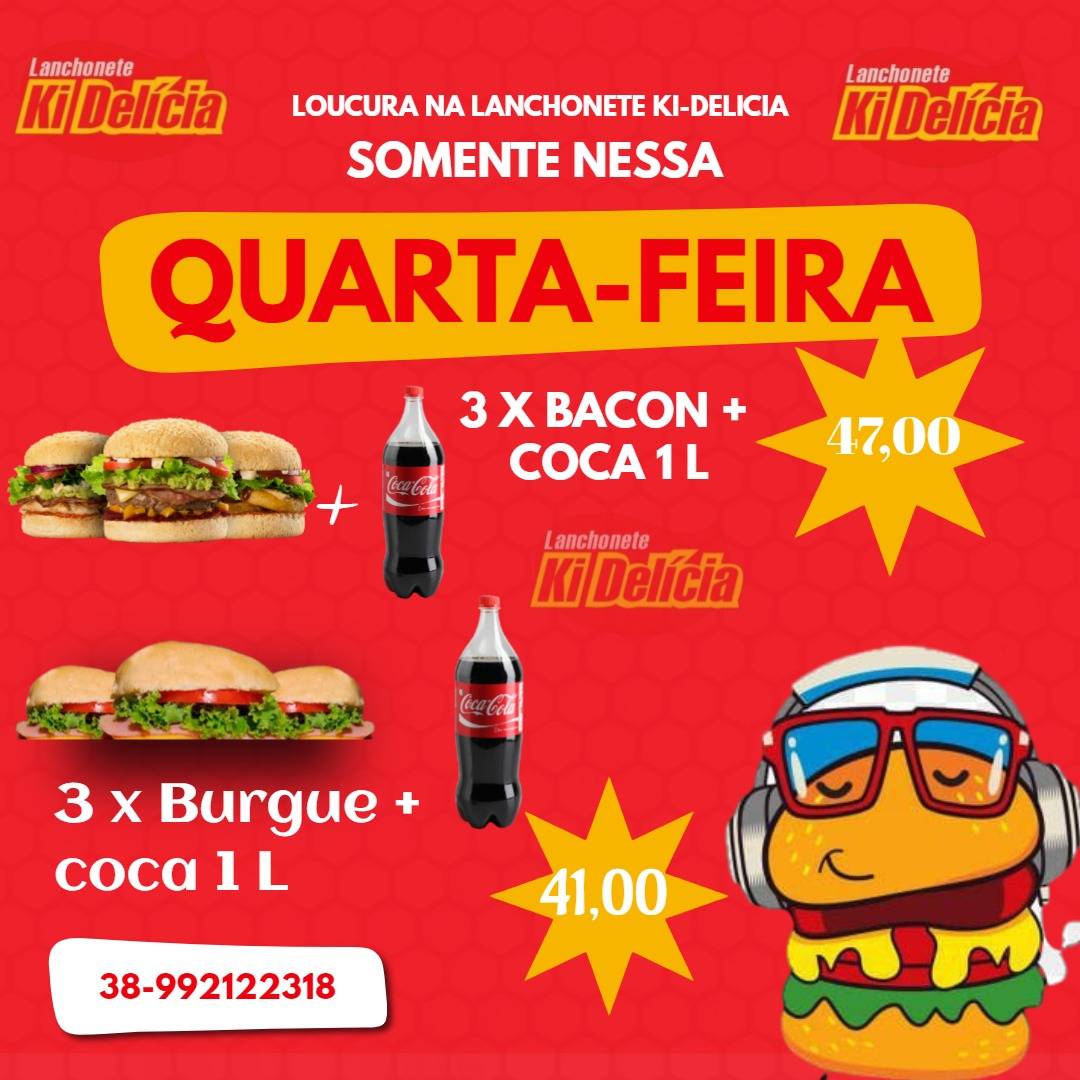 Ki Delicia cardápio