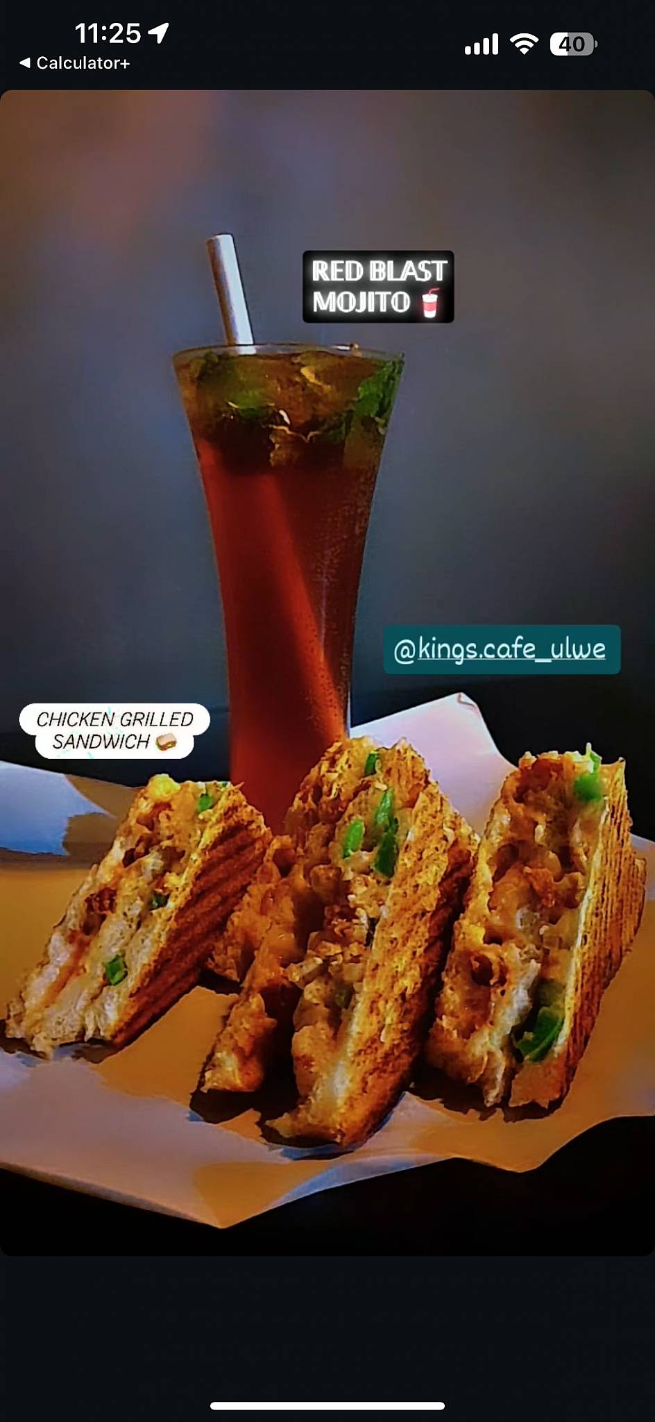 Kings Cafe Best Cafe in Ulwe menu