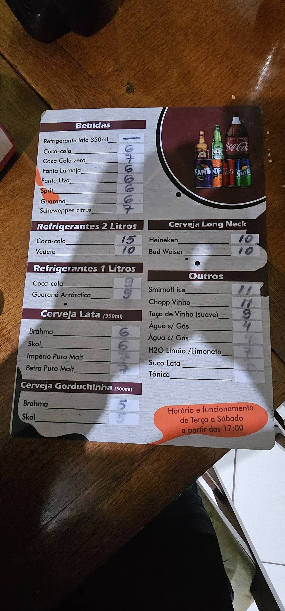 Kispetão e Cia cardápio