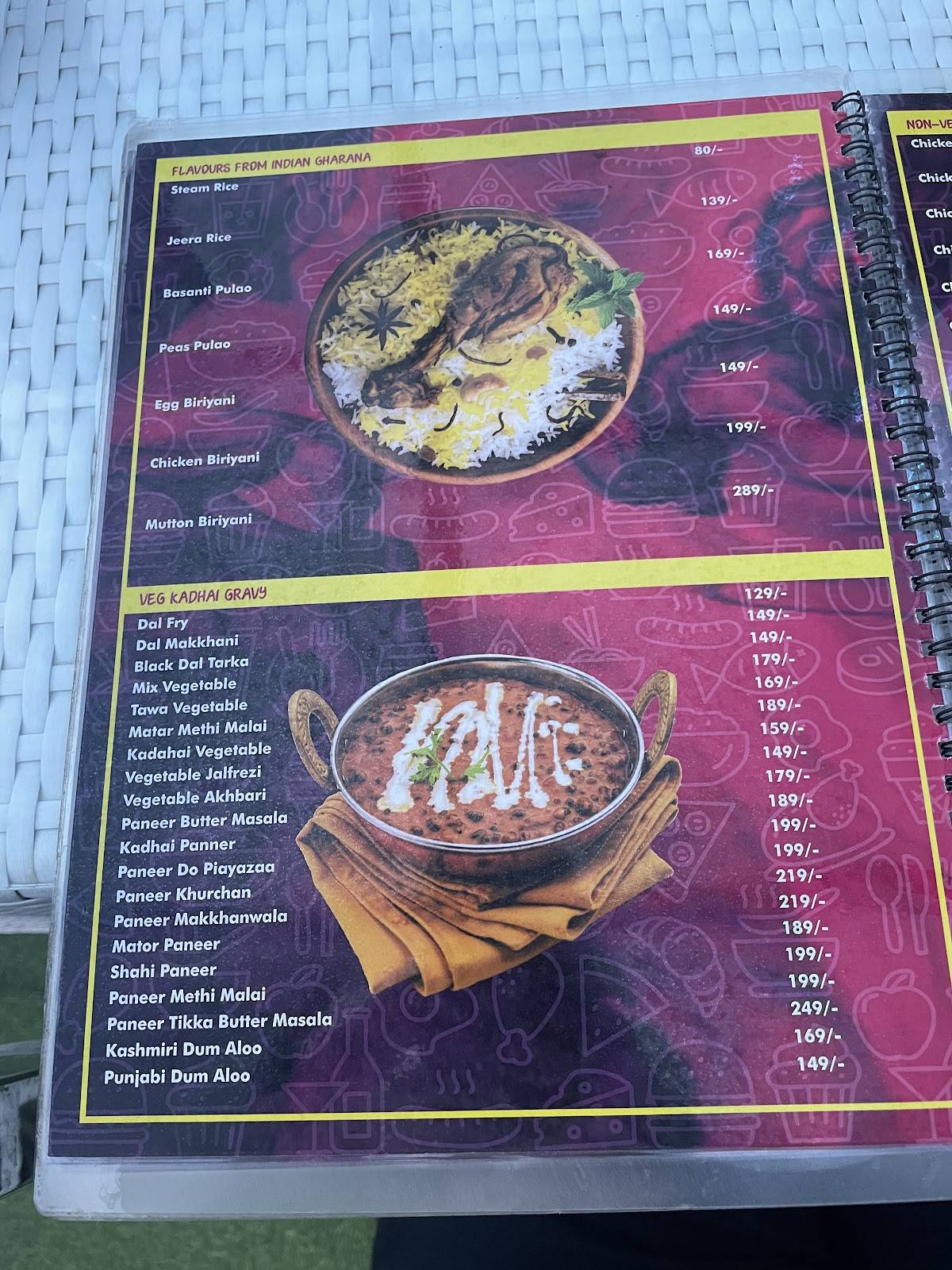 Hookafe menu