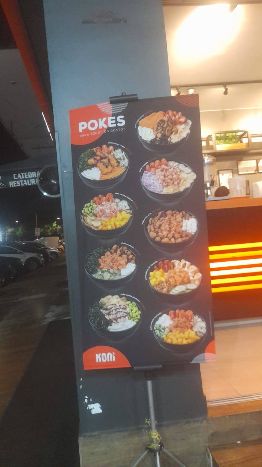 Koni Store cardápio
