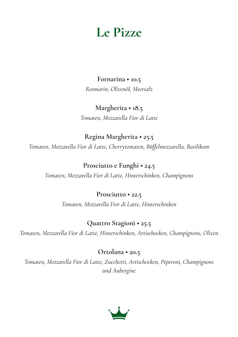 Menu di Krone 