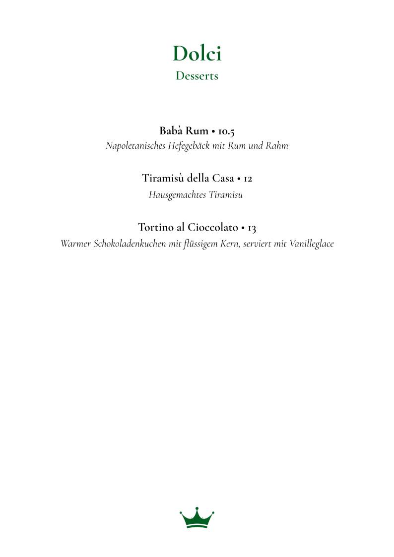 Menu di Krone 