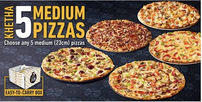 Menu de Debonairs Pizza Umphakathi Mall