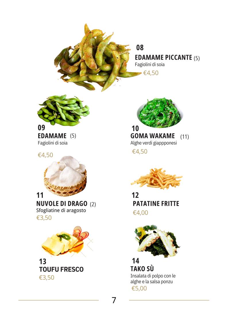 Menu di Kujira Sushi Restaurant 