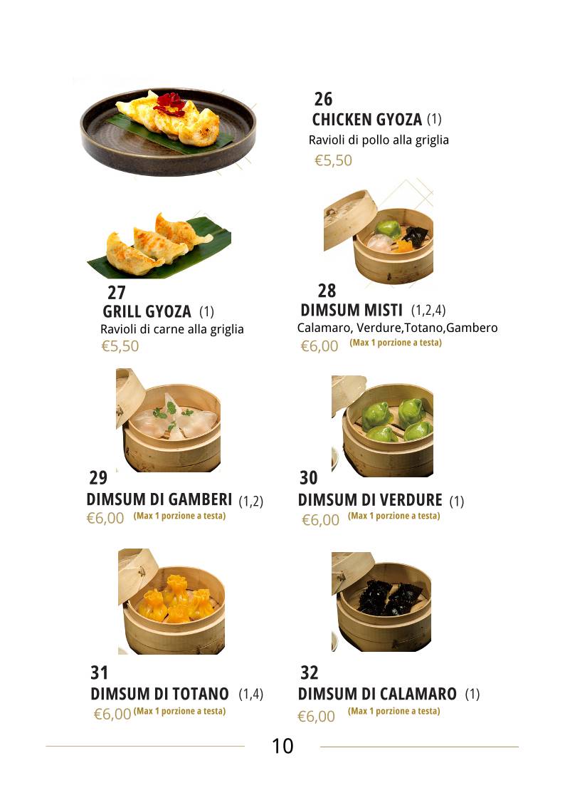 Menu di Kujira Sushi Restaurant 