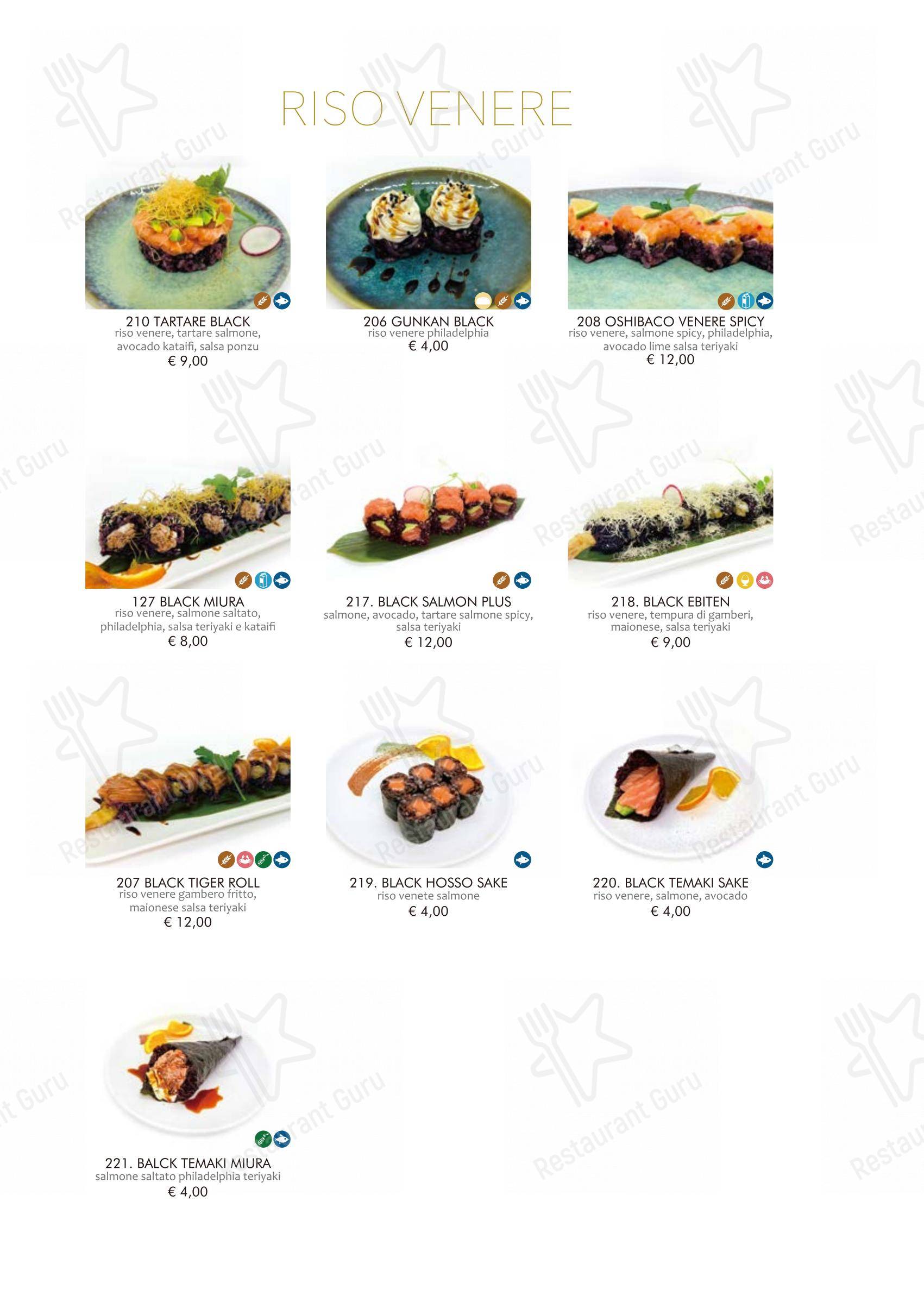 Menu di Kurama Restaurant - Основное меню