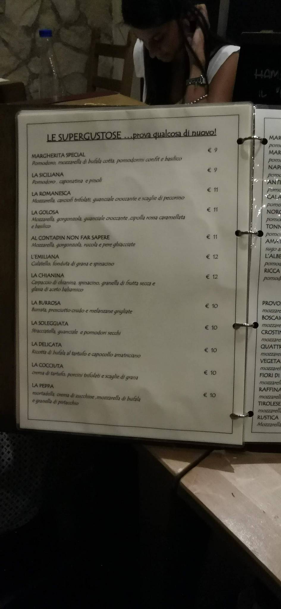 Menu di L'Albero Cocciuto 