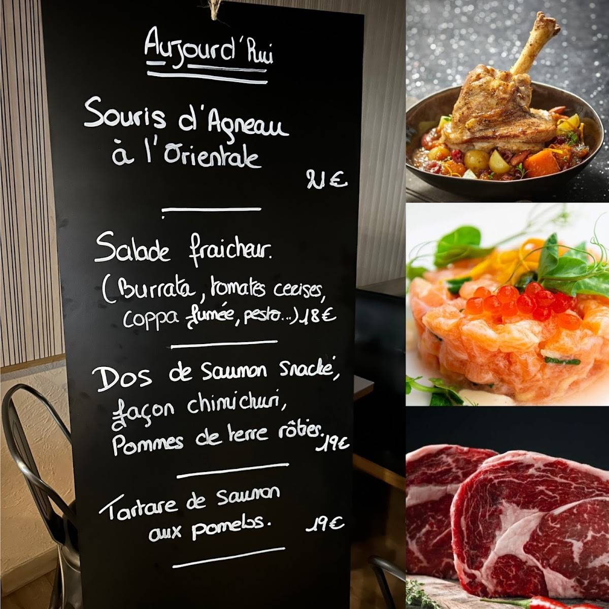 Menu de L'Amiral