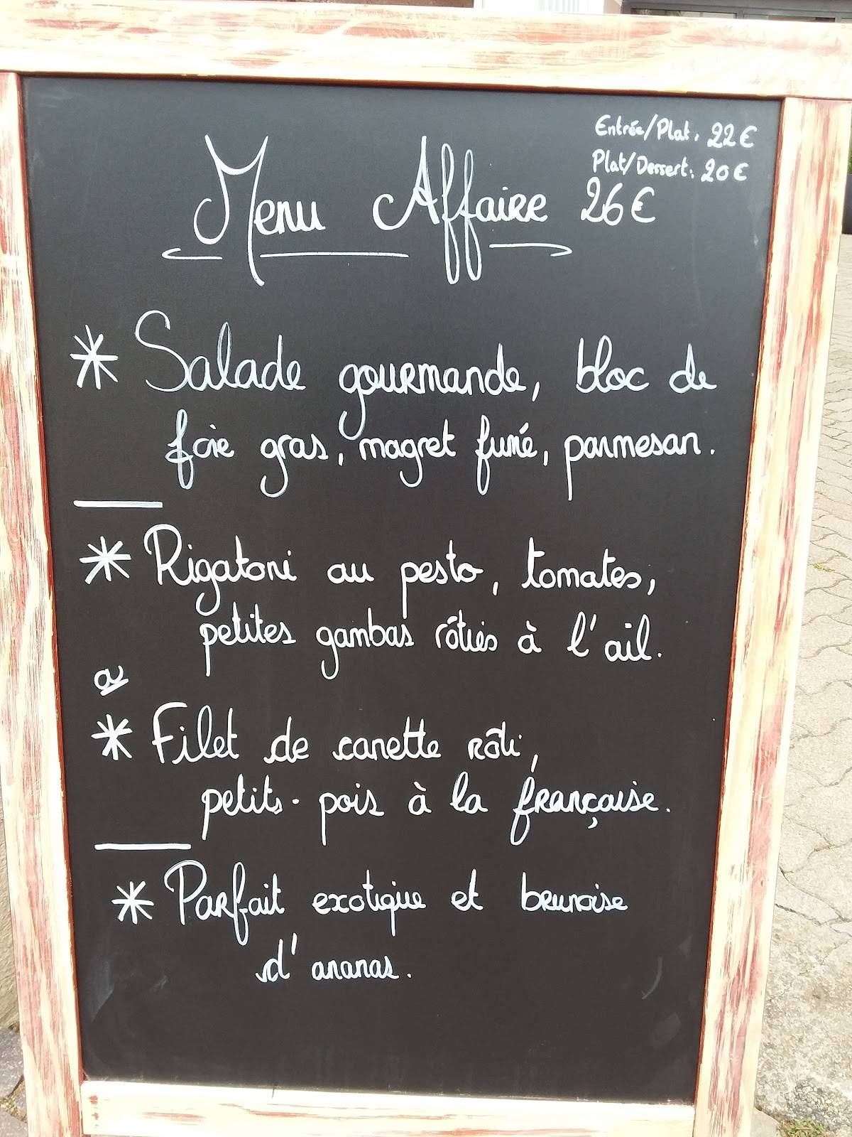 Menu de L'Essentiel