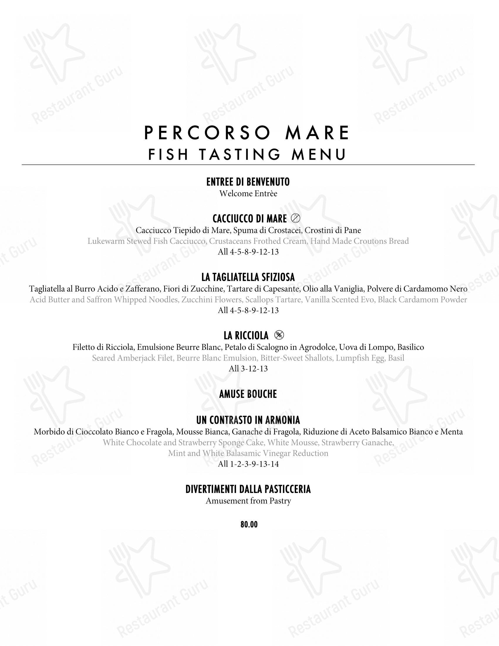 Menu per L'Evangelista Ristorante & Enoteca pub & bar