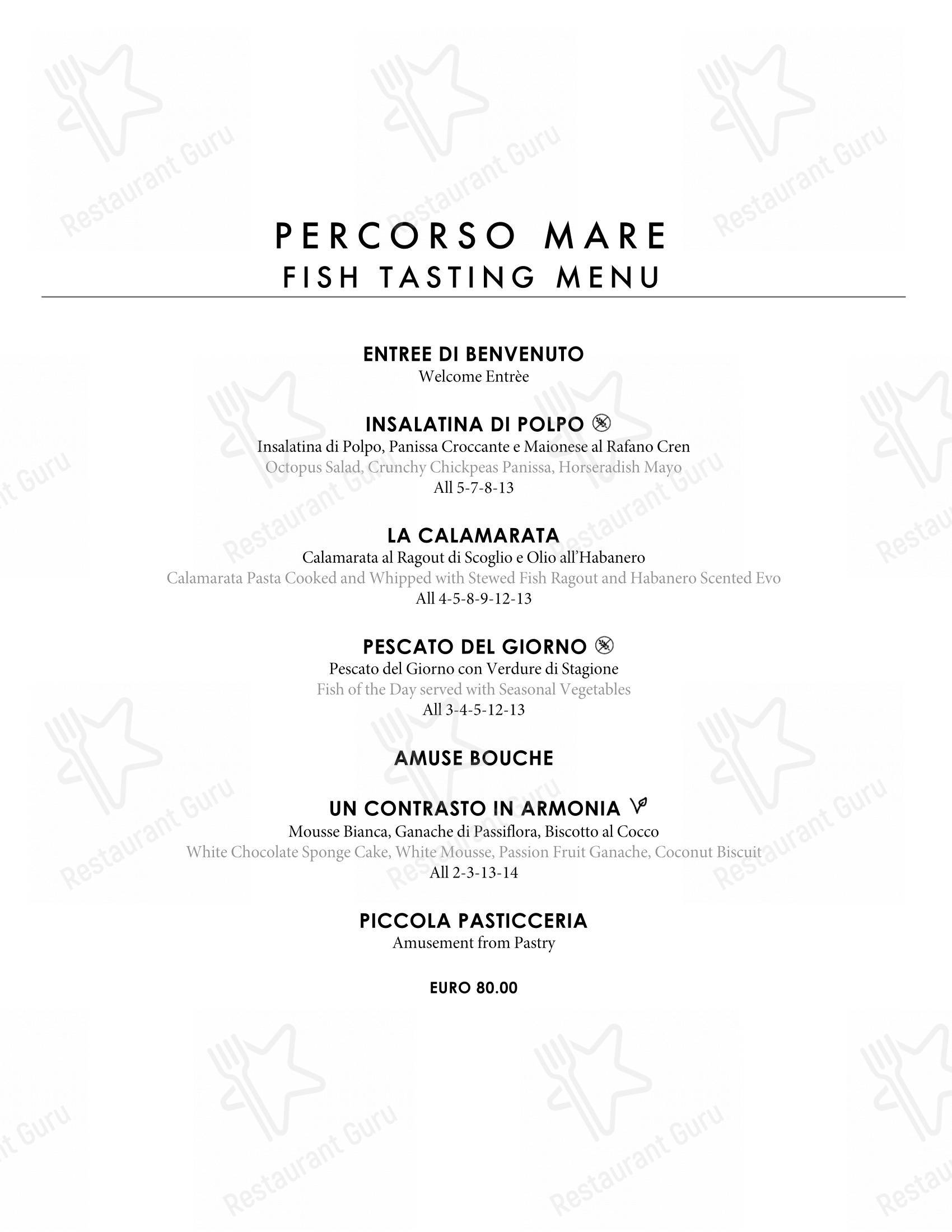 Основное меню per L'Evangelista Ristorante & Enoteca in Verona