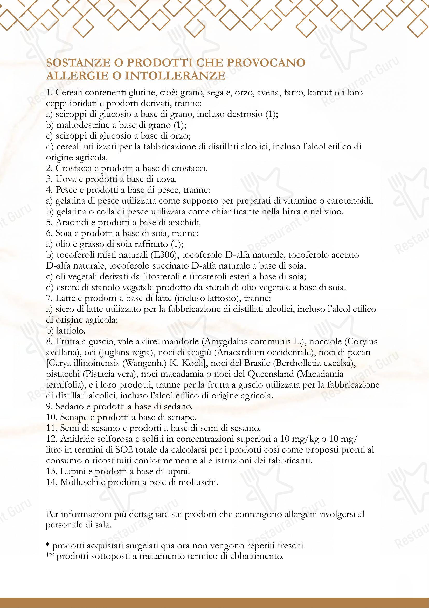 菜单 per LIBERTY - Bar - Gastronomia - Pizzeria - Pasticceria in Bagheria