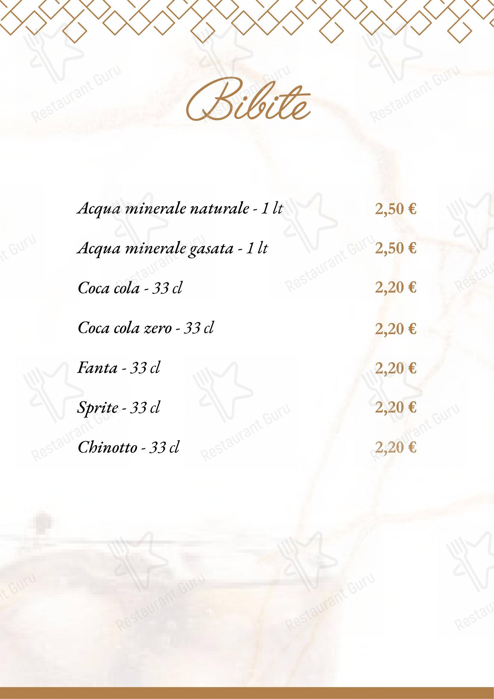 Menu di LIBERTY - Bar - Gastronomia - Pizzeria - Pasticceria - 菜单