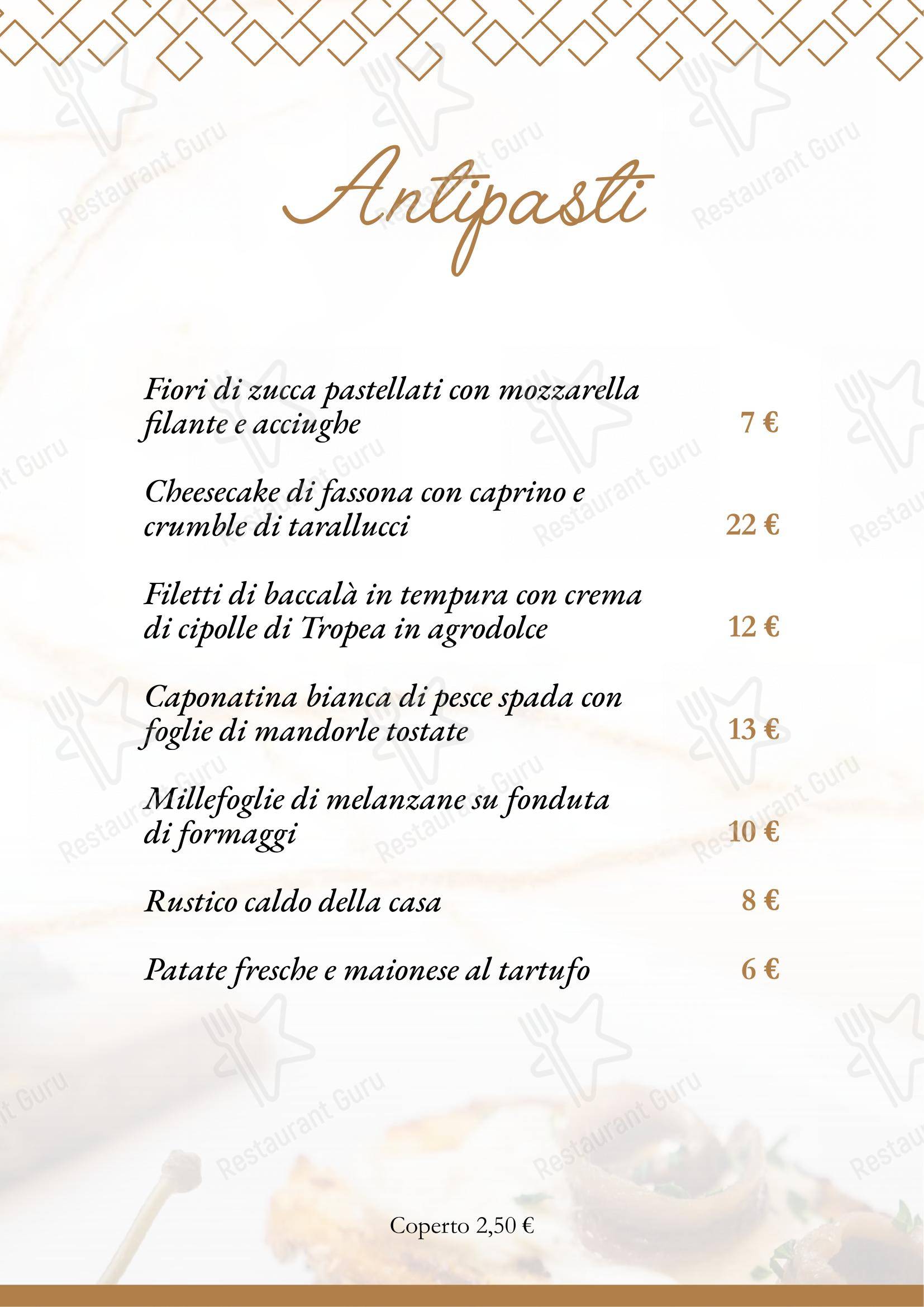 LIBERTY - Bar - Gastronomia - Pizzeria - Pasticceria in Bagheria - 菜单