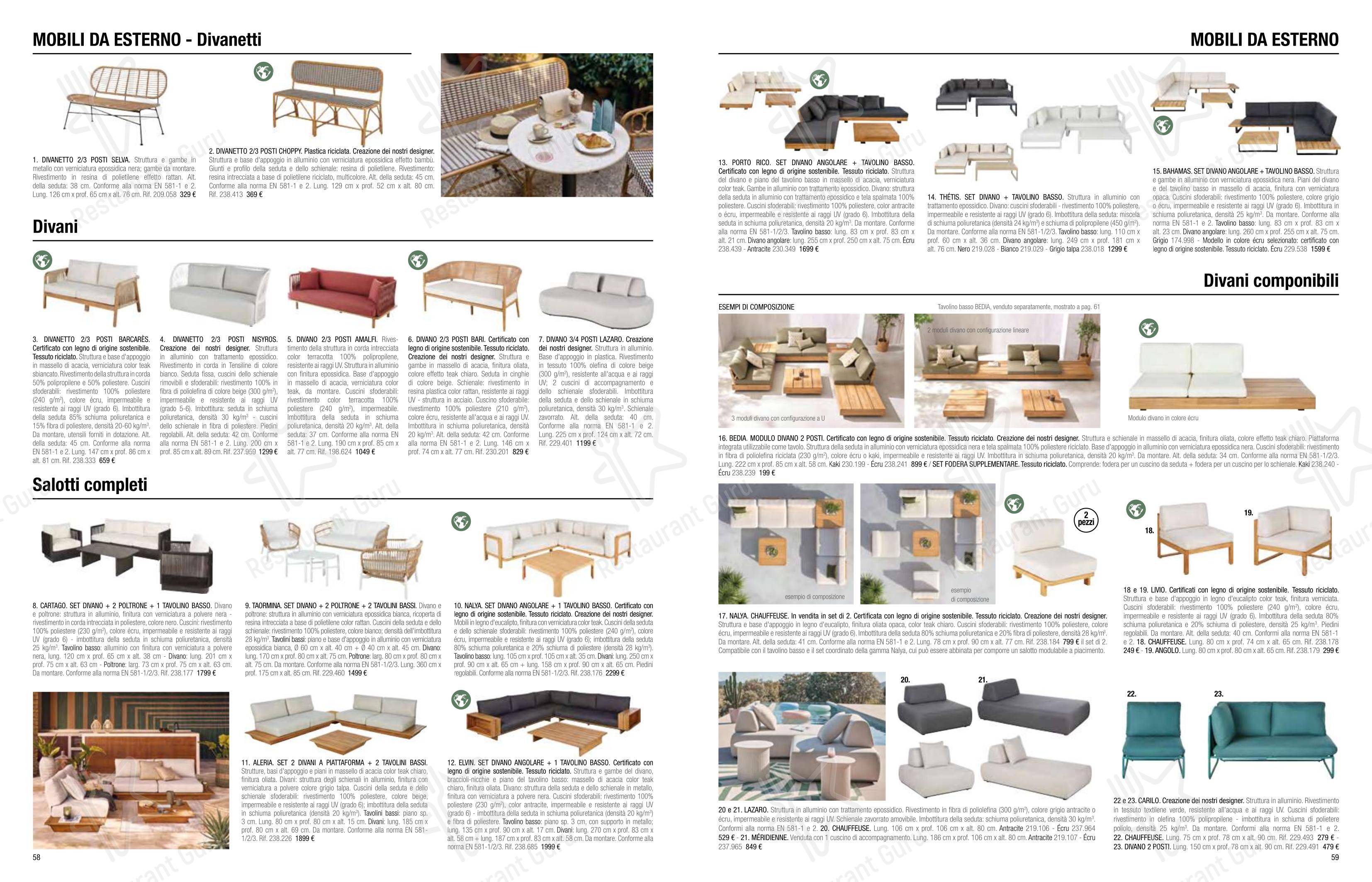 Menu per La Maison in Calatafimi