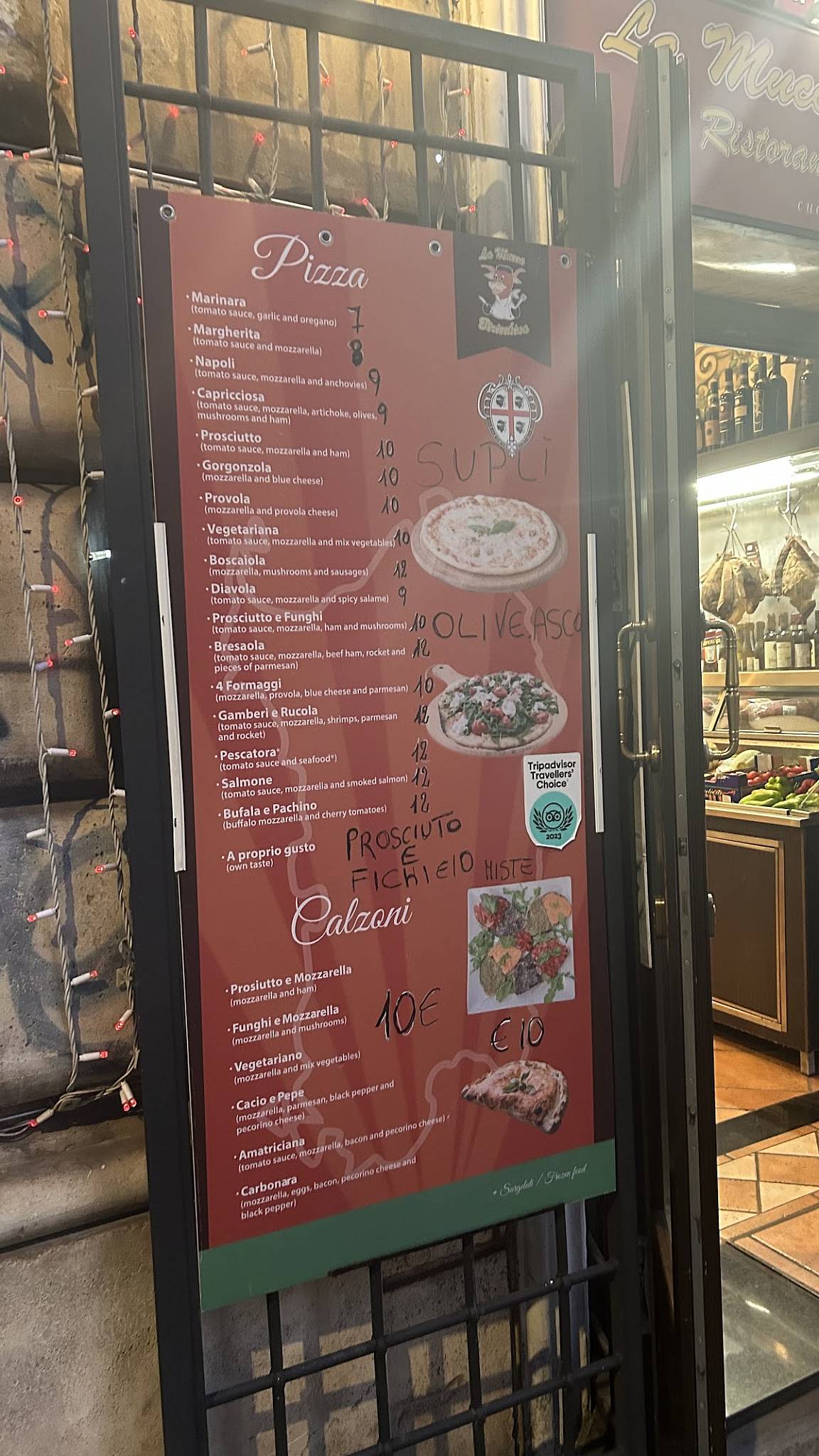 Menu di La Mucca Biricchina 