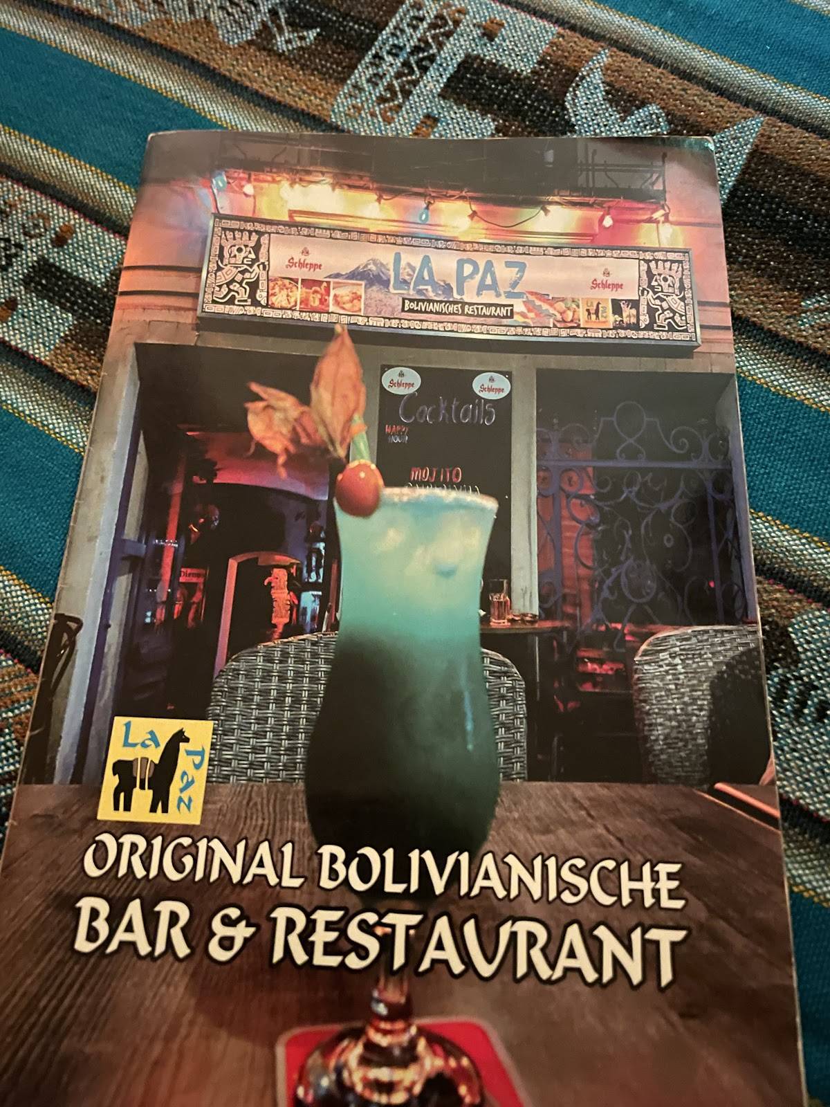 Menu de La Paz