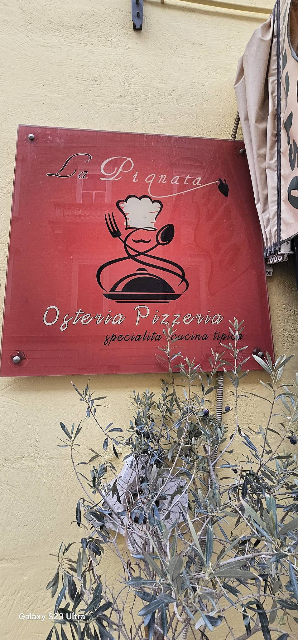 Menu di La Pignata 