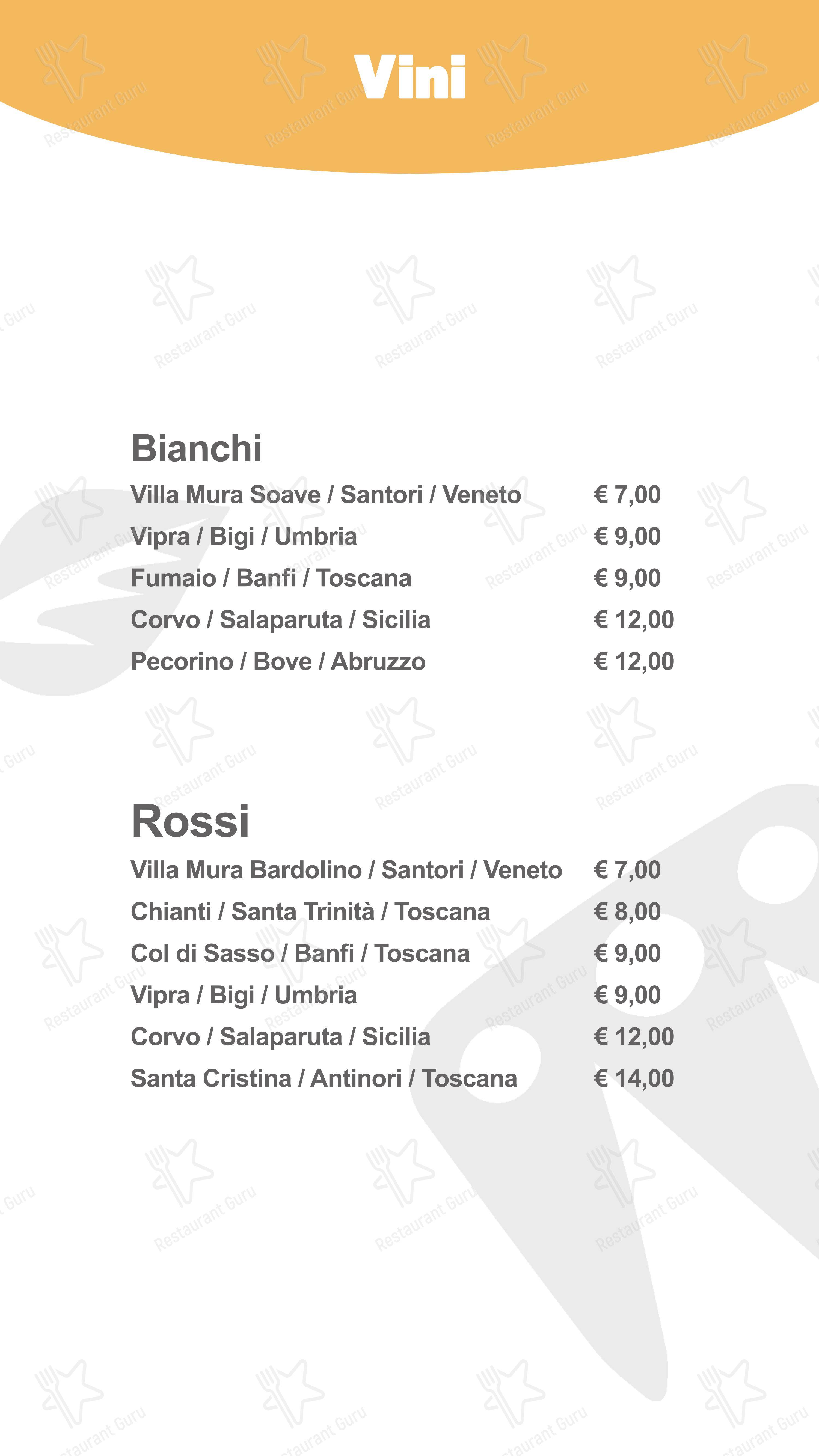 La Pizza a Casa tiburtina in Roma - Menu